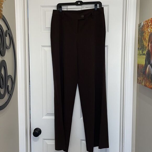 CAbi #724 Brown wide leg trouser pants - Picture 2 of 6